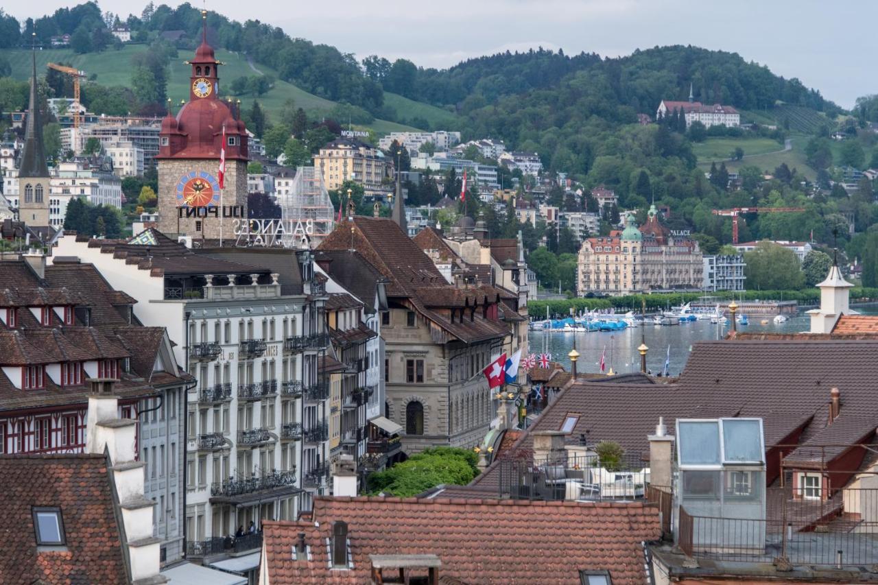 Capsule Hotel - Thelab Lucerne ภายนอก รูปภาพ